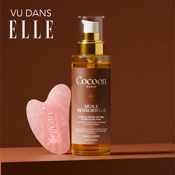 COFFRET HUILE SENSORIELLE & GUA-SHA